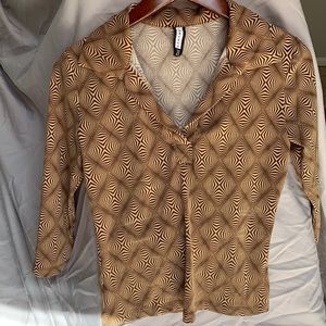 Vintage style 3/4 length shirt